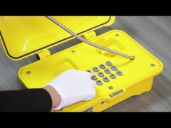 Điện thoại thời tiết công nghiệp SOS  ngoài trời  với bàn phím đầy đủ trong OEM