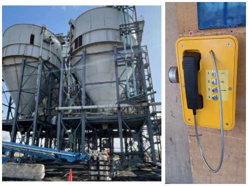 Blog công ty mới nhất về Tăng Cường An Toàn Công Nghiệp: Điện Thoại Chống Nước JR103-4B-4G Được Lắp Đặt Tại Nhà Máy Brixton, Vương Quốc Anh
