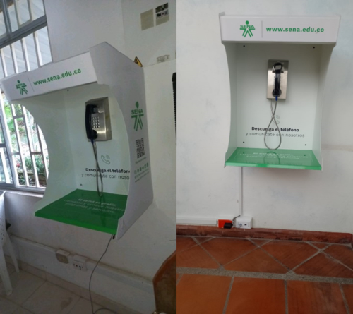 Blog công ty mới nhất về Giao tiếp không thể phá vỡ cho các trường học Colombia với Điện thoại chống phá hoại JR201-FK-SIP