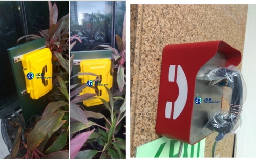 Tin tức công ty mới nhất về Giới thiệu về điện thoại khẩn cấp JR101-FK-SIP và JR210-CB-SIP cho các điểm trợ giúp khách sạn quốc tế Thái Lan