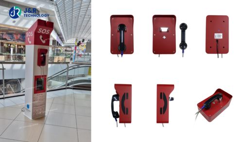 Blog công ty mới nhất về Tăng Cường An Toàn Công Cộng tại Các Trung Tâm Mua Sắm ở Chile với Điện Thoại Khẩn Cấp JR210-1B-SIP của J&R