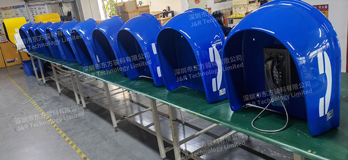 Tin tức công ty mới nhất về Tin tức sản xuất J&R: Điện thoại JR-TH-04 Acoustic Hood+JR204-FK chống phá hoại đã được lắp đặt trong dự án Nhà máy tại Đức!!