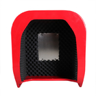 Wall Mounted Colorfully Acoustic Phone Booth , Noise Reduction Telephone