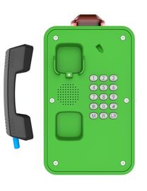 Giá tốt. Green Industrial Weatherproof Telephone, Đường hầm / Địa Trung Tâm Đèn trực tuyến