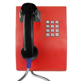 Điện thoại Bằng chứng Vandal Proof Điện thoại Tường Analog Cho bệnh viện / trạm Xe buýt Điện thoại