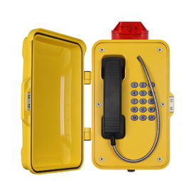 Khả năng chịu nước mạnh Điện thoại Analog Thời tiết với Đèn nháy