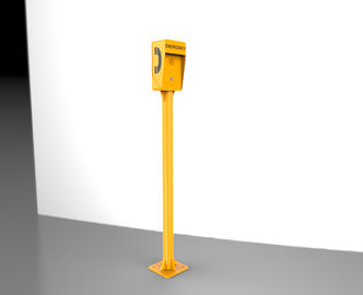 Giá tốt. Anti Vandal Weatherproof khẩn cấp VoIP điện thoại trụ cho khuôn viên trường / đường phố trực tuyến