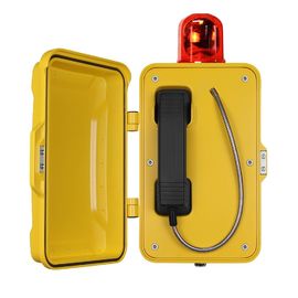 Giá tốt. Điện thoại chống thời tiết công nghiệp màu sắc với đèn pha, điện thoại khẩn cấp ngoài trời trực tuyến