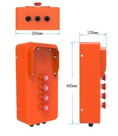 Hands Miễn phí Điện thoại Voip ngoài trời Chống vi phạm bản quyền Marine Intercom cho Shipboard