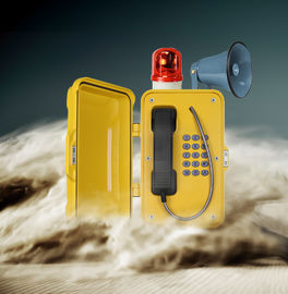 Loud loa Dust Proof Chống nước Điện thoại Với đèn cảnh báo cho ngành công nghiệp ồn