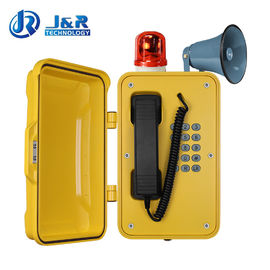 Tường / Cột treo công nghiệp Điện thoại SIP Với Đèn nhấp nháy và Horn