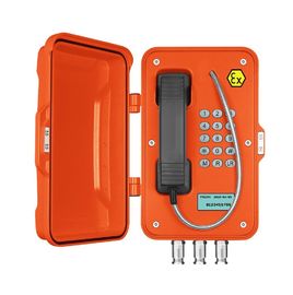 Giá tốt. Điện thoại chống nổ tương tự chống thời tiết với màn hình LCD cho các khu vực nguy hiểm trực tuyến