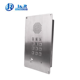 Điện thoại bằng thép không gỉ có bàn phím đầy đủ cho thang máy, phòng sạch sẽ