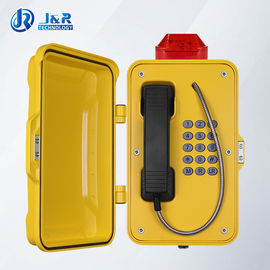 IP67 hộp điện thoại thời tiết / Đường sắt Điện thoại khẩn cấp đường hầm với đèn LED