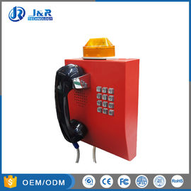 Bệnh viện điện thoại chống phá hoại SIP Điện thoại an ninh công nghiệp với đèn LED
