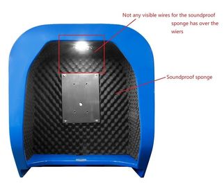 Giá tốt. Buồng điện thoại cách âm chống bụi nhiều màu sắc với đèn LED phù hợp với những nơi ồn ào trực tuyến