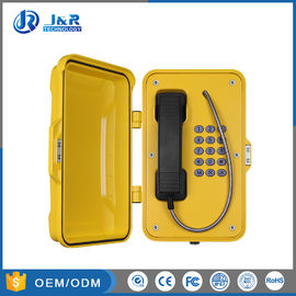 Điện thoại khẩn cấp ngoài trời VOIP / SIP, Điện thoại chống va đập IP67 chống nước