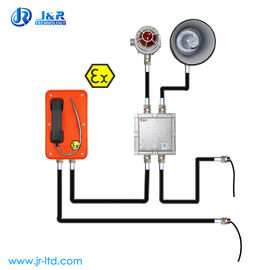 Orange Hotline ATEX Explosion Proof Điện thoại với EX Horn, EX Beacon
