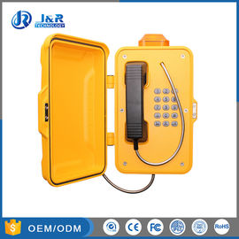 Đường sắt công nghiệp thời tiết điện thoại nhôm trường hợp thời tiết với ánh sáng báo động