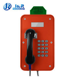 Đường hầm Thời tiết ngoài trời Điện thoại / Điện thoại công nghiệp Analog với màn hình LCD