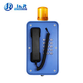 Điện thoại thời tiết công nghiệp bền với đèn nhấp nháy và cáp kéo dài