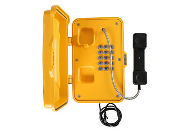 SIP IP67 Công Nghiệp Chống Thấm Nước Khẩn Cấp Điện Thoại Trụ Cột Gắn Cài Đặt Đơn Giản Cho Đường Hầm