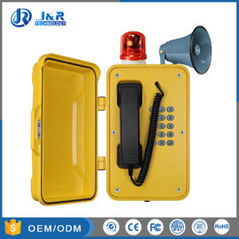 SIP Heavy Duty Điện thoại đa chức năng với Beacon và Horn ngoài trời