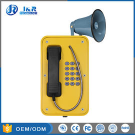 Giá tốt. Điện thoại công nghiệp chống thời tiết màu vàng, lắp đặt đơn giản với vỏ nhôm đúc trực tuyến