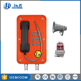 Điện thoại chống nổ nổ công nghiệp với bàn phím đầy đủ màu cam gồ ghề 6kg