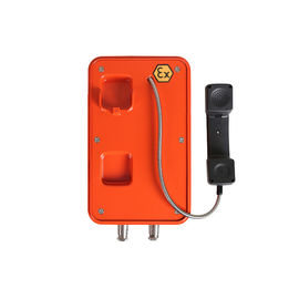 Giá tốt. Điện thoại chống nổ màu cam, Điện thoại tương tự ngoài trời Flameproof cho biển trực tuyến