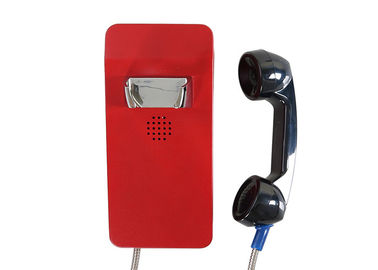 Red Vandal kháng điện thoại bàn gắn Ip66 GSM Sip không thấm nước 2 năm bảo hành