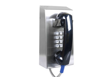 Thép không gỉ Nhà tù IK10 Điện thoại chống phá hoại Điện thoại IP55-IP65 Dành cho công chúng