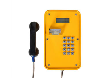 Giá tốt. Bàn phím tiêu chuẩn Điện thoại công nghiệp ngoài trời, Điện thoại IP67 VOIP / SIP có màn hình LED trực tuyến