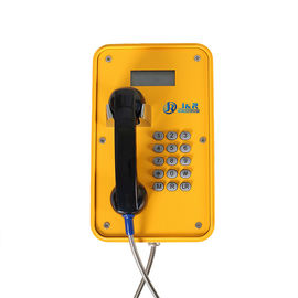 Điện thoại khẩn cấp chống nước công nghiệp LCD Hiển thị chức năng SOS cho khu vực Hazardou