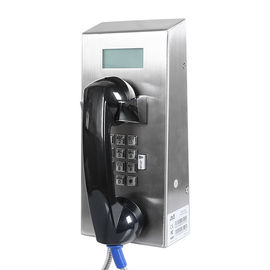 Bàn phím 95dB IP65 SIP Điện thoại chống va đập Màn hình hiển thị LCD