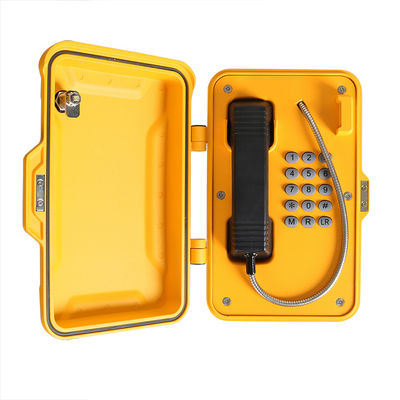 Bàn phím cao su Điện thoại khẩn cấp quân sự SIP2.0 90db có khóa nắp