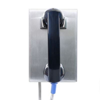 Treo tường Dây bọc thép IP65 SUS304 SIP Jail Điện thoại
