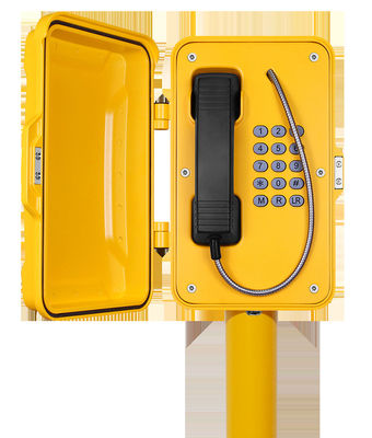 Bàn phím đầy đủ IP66 Điện thoại gắn tường VoIP SIP2.0 cho xưởng đóng tàu