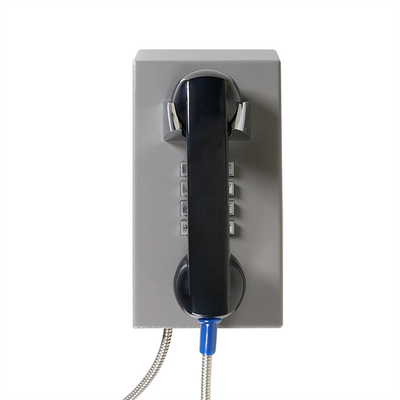 Giá tốt. Điện thoại analog SIP2.0 POE hạng nặng bằng kim loại gắn trụ phục vụ tù nhân trực tuyến