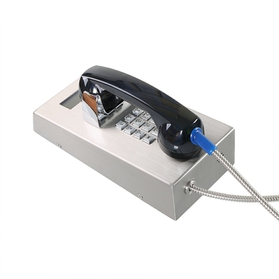 Điều khiển âm lượng Điện thoại chống phá hoại SIP2.0 PoE Điện thoại tù kỹ thuật số LCD