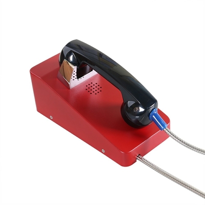 Thép cán nguội Điện thoại đường dây nóng công cộng DC12V Song công đầy đủ cho nhà tù
