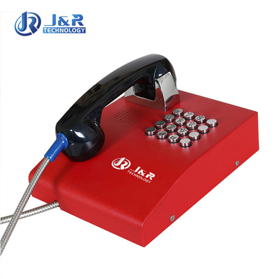 Bàn phím đầy đủ chắc chắn Điện thoại nhà tù chống phá hoại 16 phím Quay số nhanh
