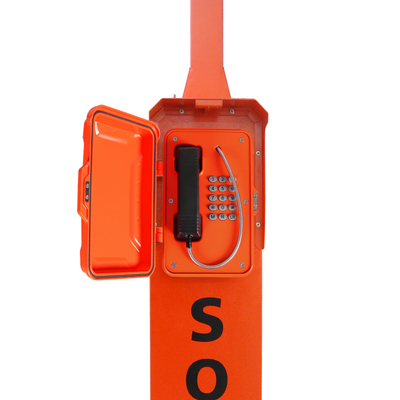 Giá tốt. Tháp điện thoại khẩn cấp gắn trụ, điện thoại khẩn cấp SOS đường cao tốc với tấm pin mặt trời trực tuyến