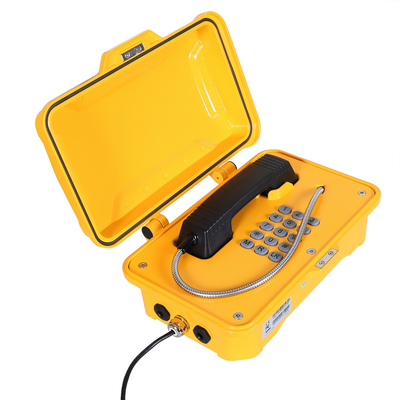 IP67 Điện thoại chịu thời tiết công nghiệp chống ẩm với đèn nhấp nháy và còi
